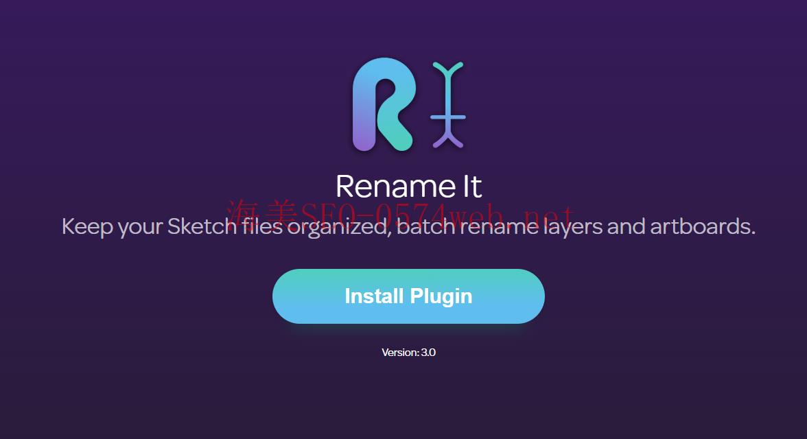 Rename it, a Sketch plugin
