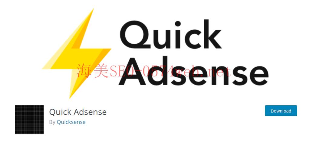 Quick Adsense wordpress plugin