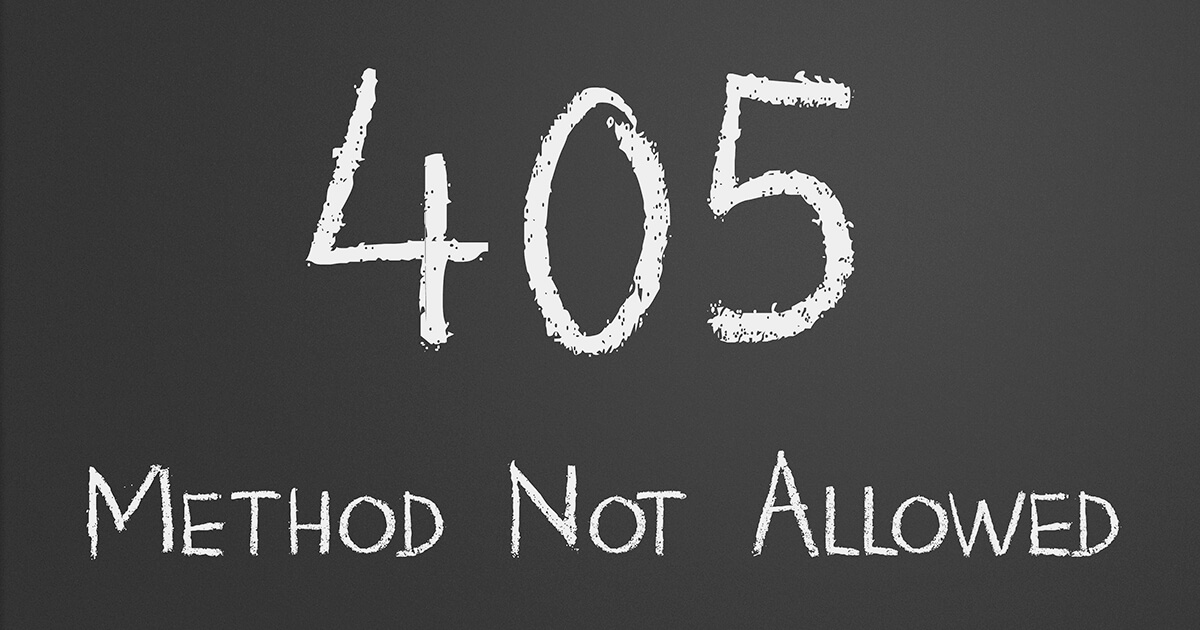 HTTP请求出现 405状态码not allowed的解决办法